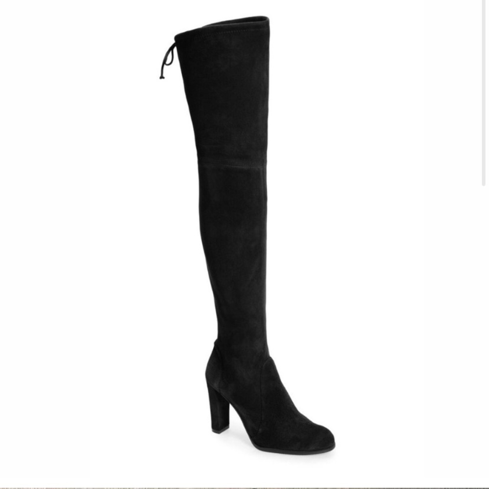 Call it Spring Black Over-the-Knee suede Boots size 8